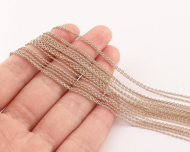 Fine Jewelry Chain Gold Cable Chain Necklace Bulksale layering necklace Cross Necklace Delicate bracelate Fine Chain