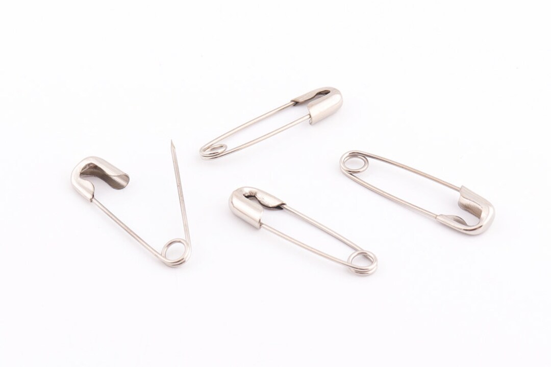 Gold safety pins 20mm*8mm small safety pins Jewelry Making Pins gold pins  findings Crafting Supplies charming pins
