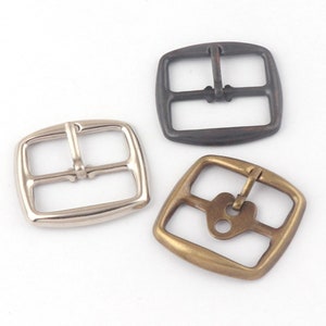 10-30pcs Silver/Black/Bronze Strap Buckles Center Bar Buckle Belt Buckle for 1&#39;&#39;(25mm) webbing Single Prong Strap Adjuster buckle Pin buckle