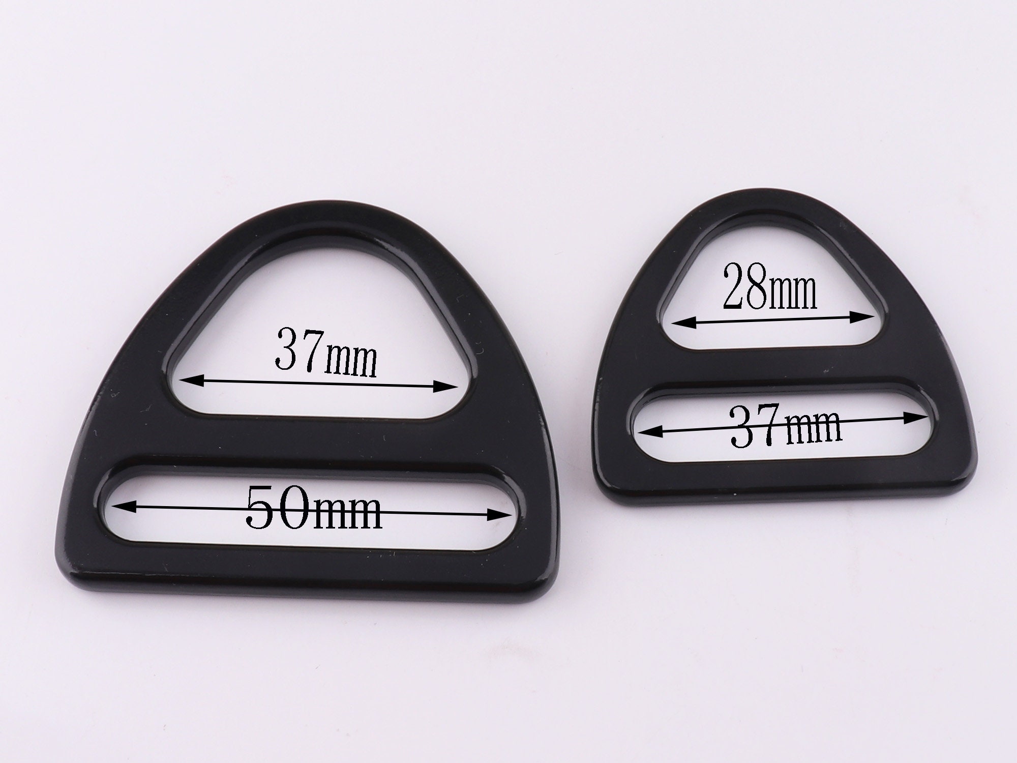 Slider Strap Buckle Triangle Belt Buckle Adjustable Double Etsy