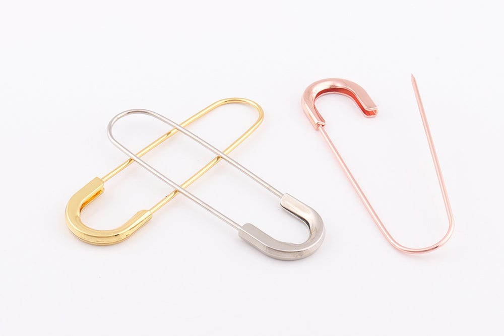 80mm Coiless Safety Pins Larger Safety Pins Kilt Pins Broochs Etsy