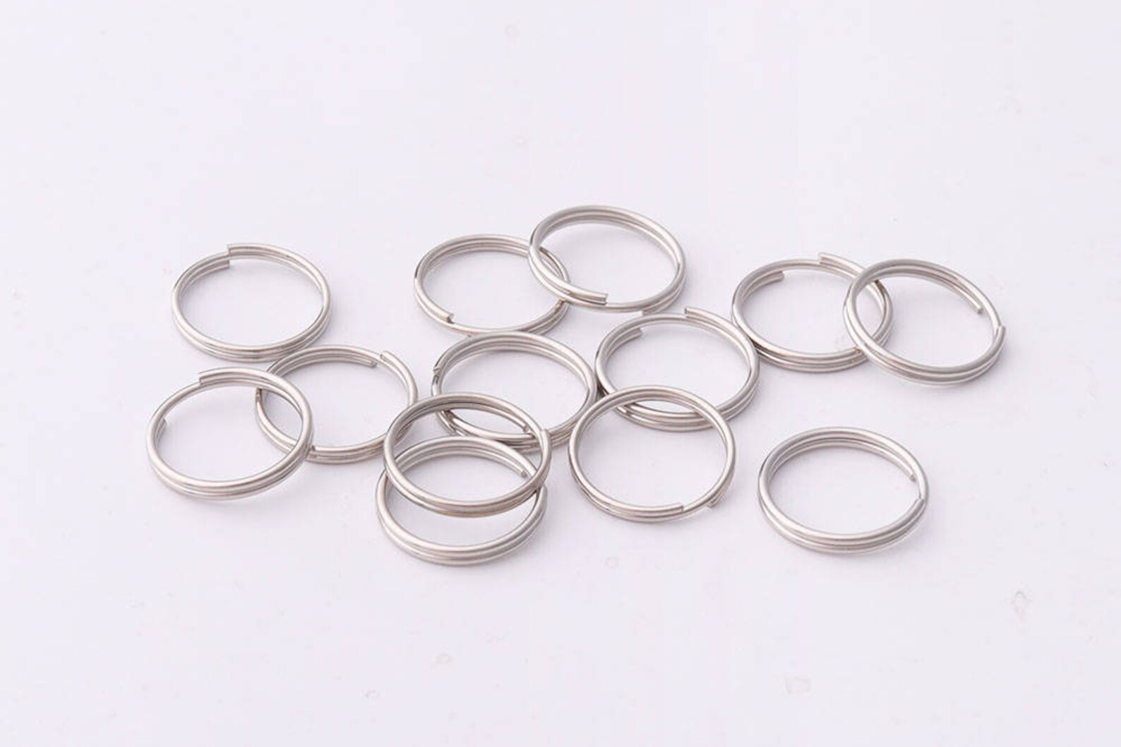 200pcs Silver Jump Rings Bulk Jump Rings Split Rings Double Etsy