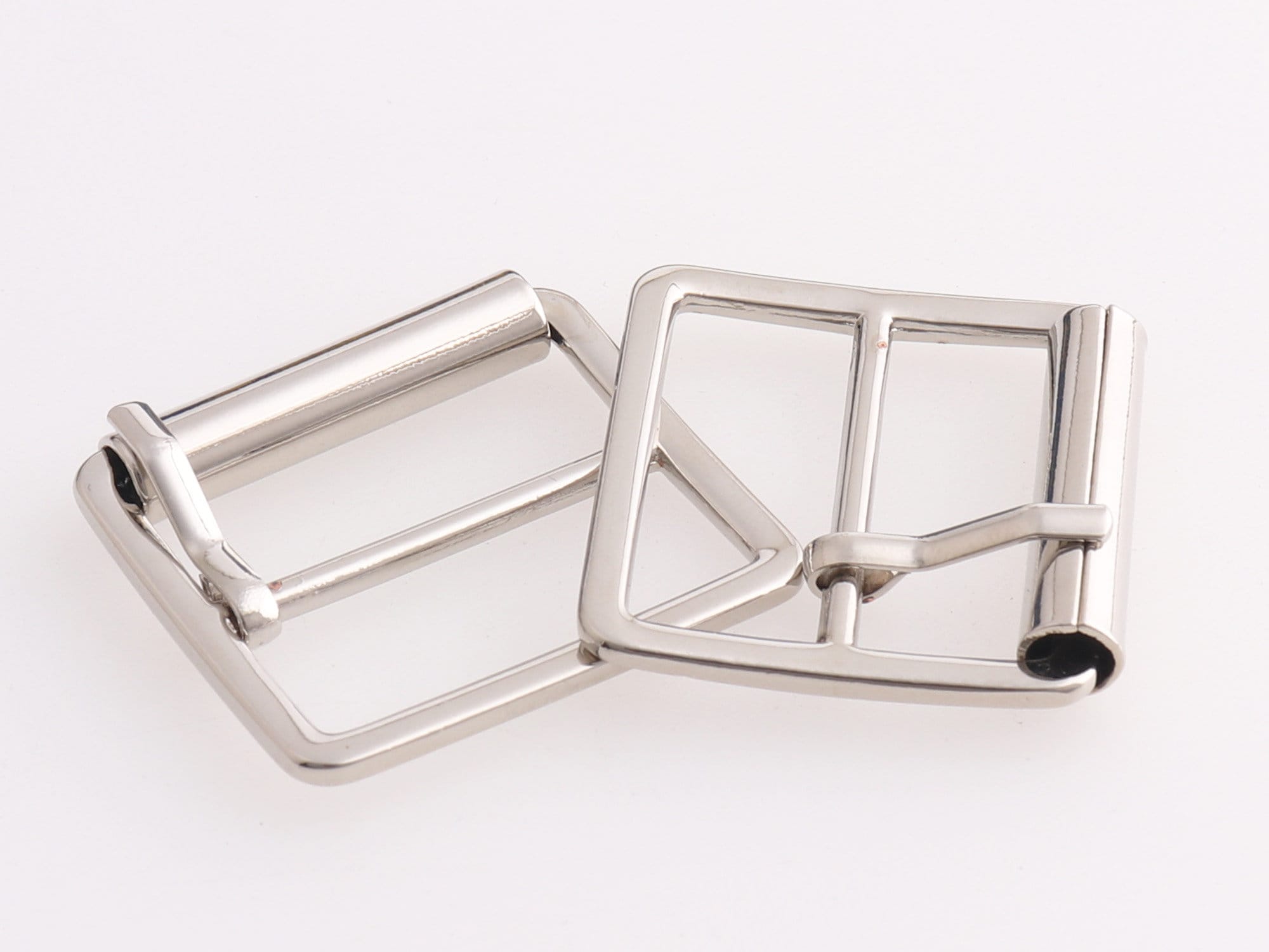 Silver Metal Belt Buckle Double Bar Buckle 37mm Adjuster Buckle Rectangle  Purse Buckles for Straps Replacement Handbag Webbing Hardware DIY -   Denmark