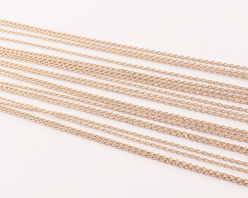 Fine Jewelry Chain Gold Cable Chain Necklace Bulksale layering necklace Cross Necklace Delicate bracelate Fine Chain