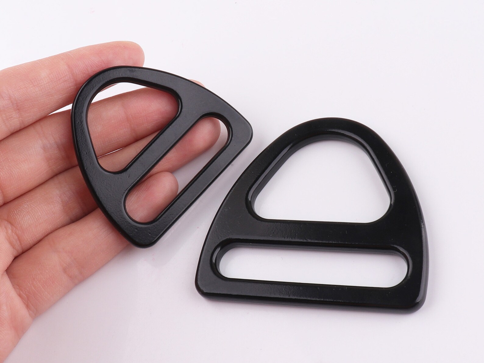 Slider Strap Buckle Triangle Belt Buckle Adjustable Double Etsy