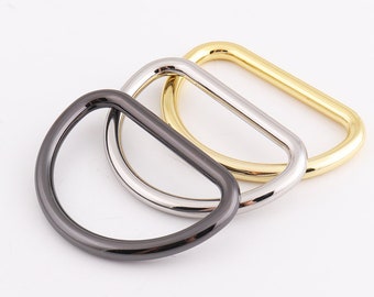 FIBBIA AD ANELLO D in ottone massiccio 16/20/25/32/38 mm per borsa tessitura artigianato in