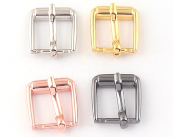 Adjustable Metal Buckle, 1/2"(13mm) Strap Buckles Single Prong Belt Buckle metal buckle pin buckles for shoe purse making-10pcs/lot