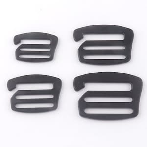 25mm(1&#39;&#39;) 30mm 35mm 38mm(1.5&#39;&#39;) G hooks Black Metal G Hook Bag hook  belt hook webbing hook strap buckle