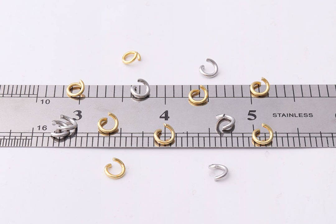 100pcs Open Jump Rings Split Jump Rings Ring Connector Jump Etsy