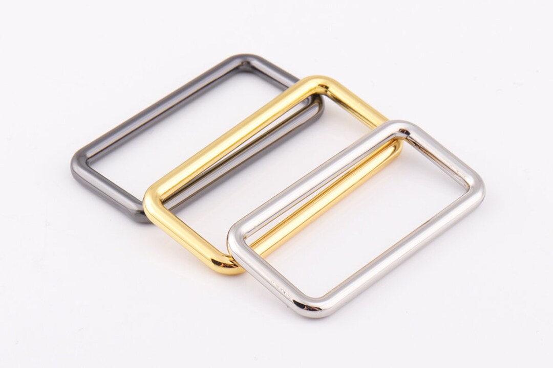 Rectangular Rings 1"1/2"inch(37mm) Rectangle Rings Strap Ring Metal ...