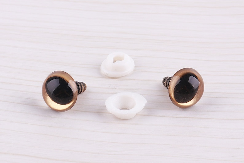 12mm Craft Safety Eyes amigurumi eyes Plastic Eyes Animal Eyes Round safety eye toy eyes Doll Eyes With Washers 10pcs