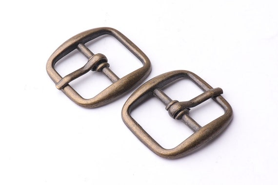 Belts Bags Craft 6 x 20mm Silver Rectangle Metal Buckles Fasteners with Prong