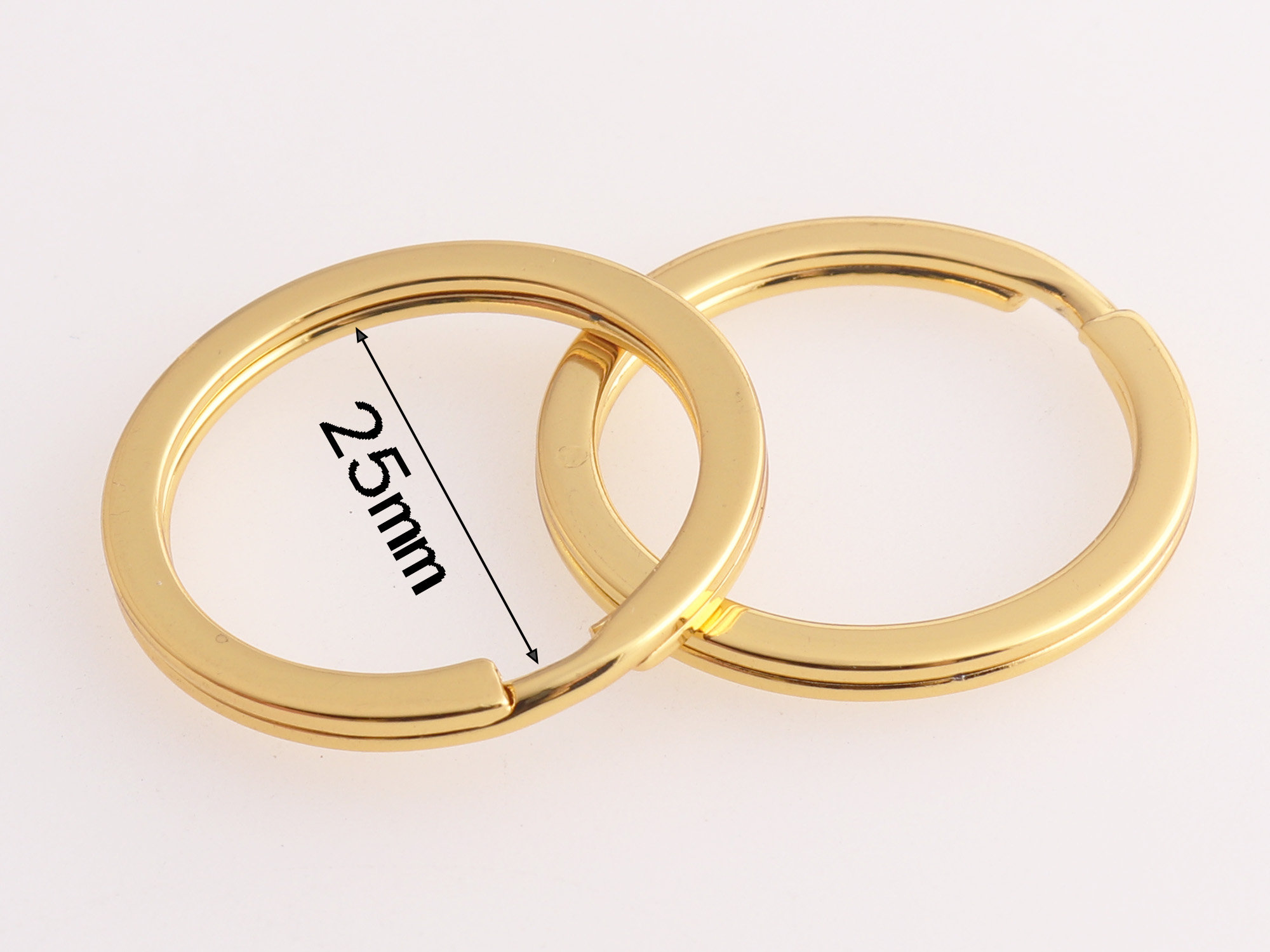 2 Diffrent Key Rings Key Ring Split Key Rings Keychain Key Rings Flat Keyrings Jump Rings ...