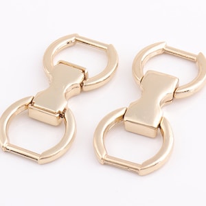 Key ring connectors Gold swivel connectors Swivel hook Metal Swivel Ring Connectors for Key Rings Key Chains