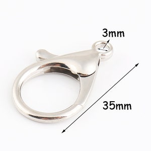 10pcs Lobster Clasps Large lobster claw clasp Jewelry Clasps Lobster claw clasps Bracelet Clasp Jewelry Making Findings