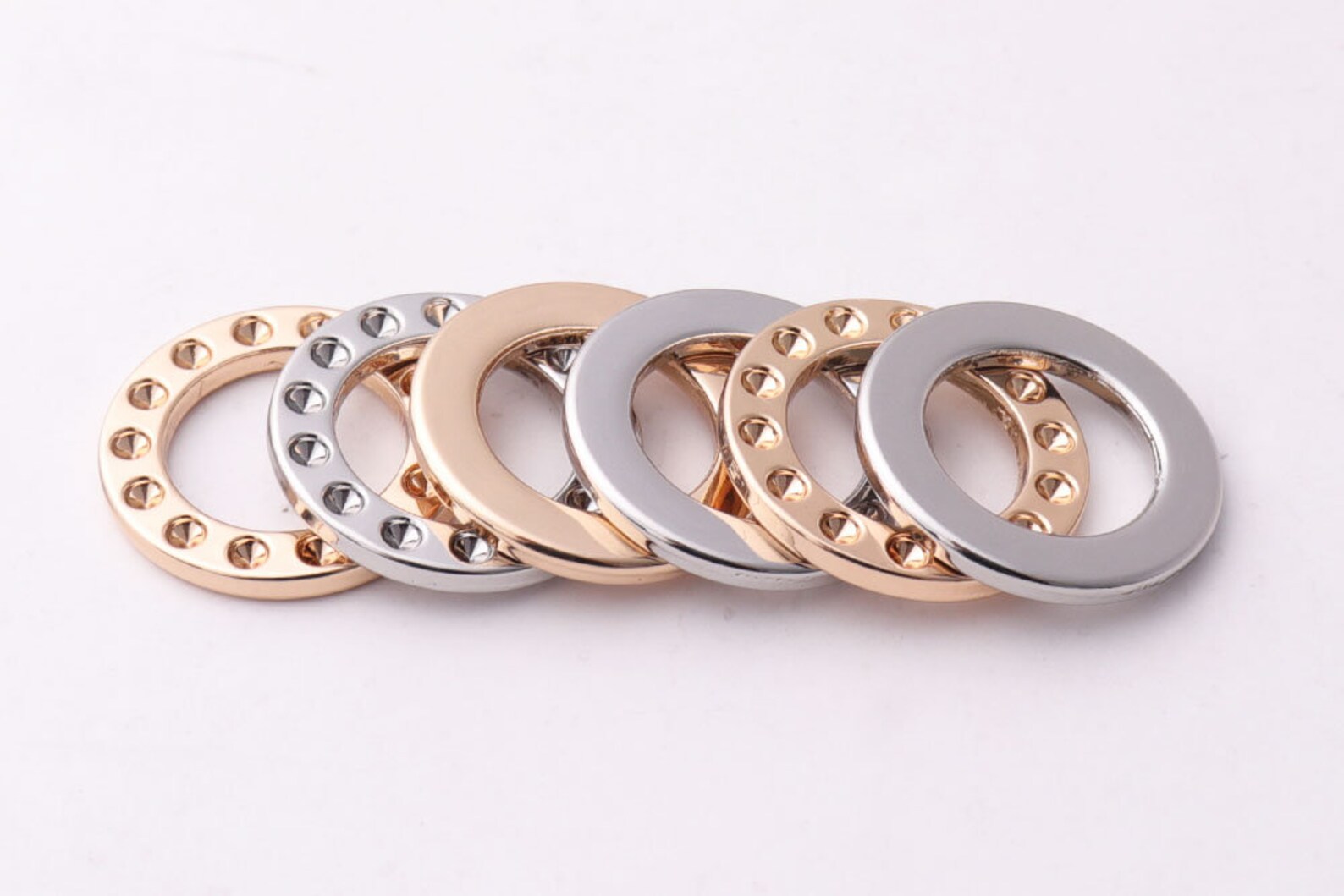 10pcs 1/2 Metal O ring Gold o rings Silver round rings O Etsy