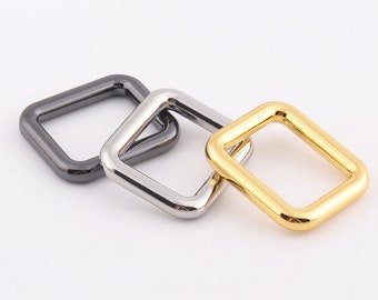 19mm(3/4") Heavy duty Rectangular ring strap rectangle ring Metal Rectangle Buckle Ring for Bag Belt Strap purse hardware