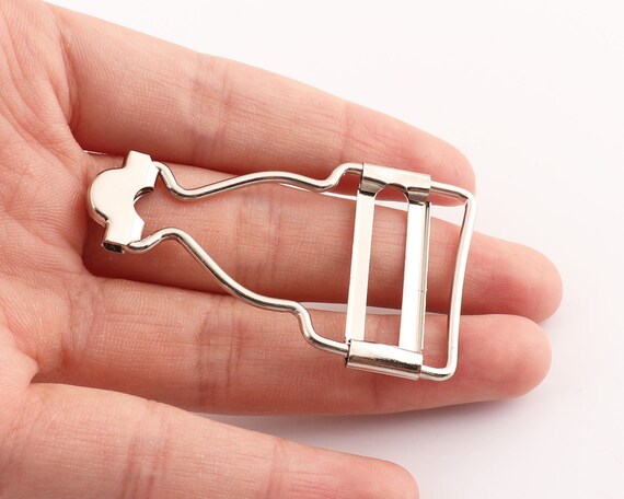 4 Sets overall clasp replacement Hooks for Overalls Buckles Metal Suspender