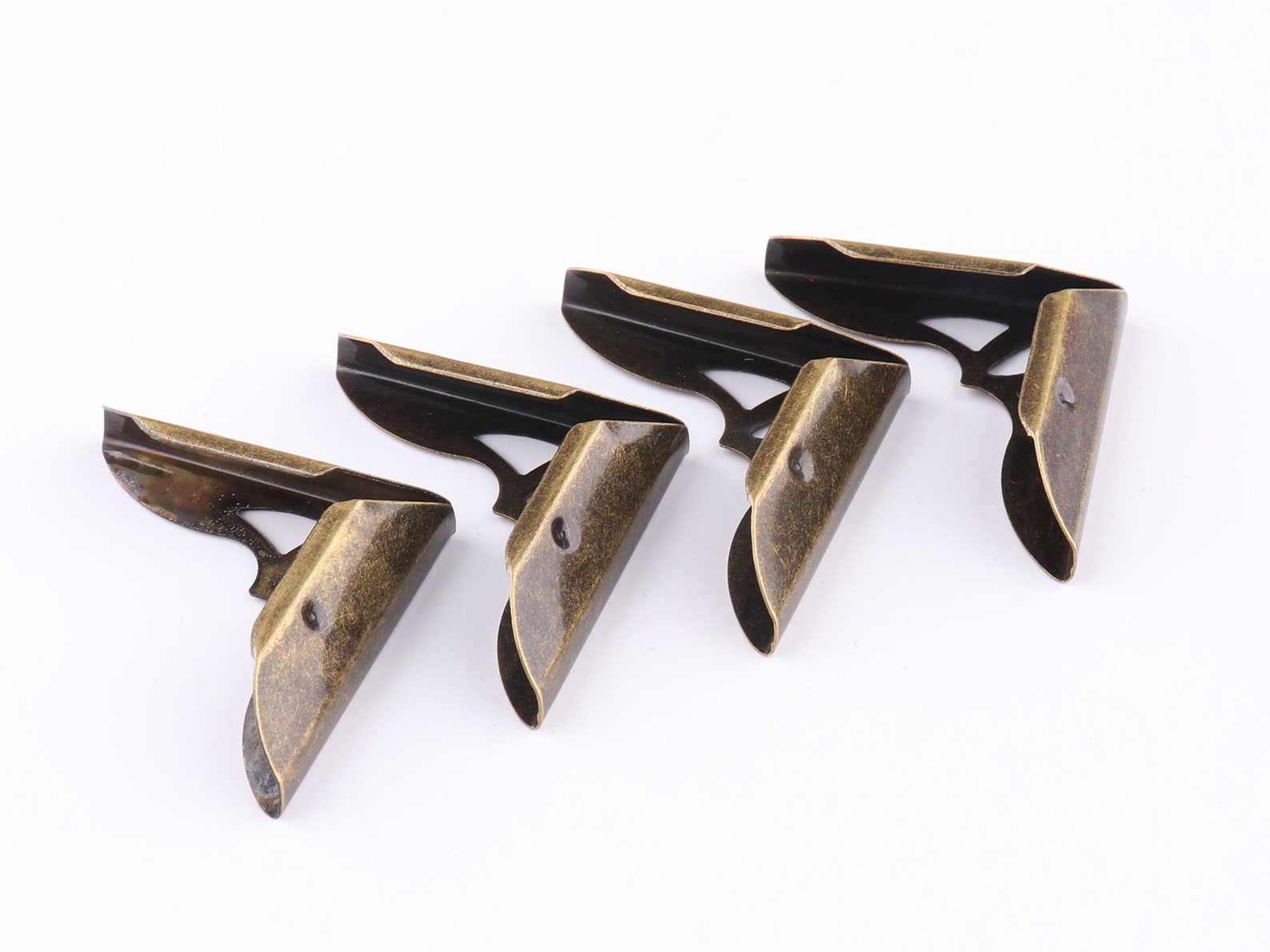 Bronze Corner Protector Metal Book Corners Album Frame Corner Etsy