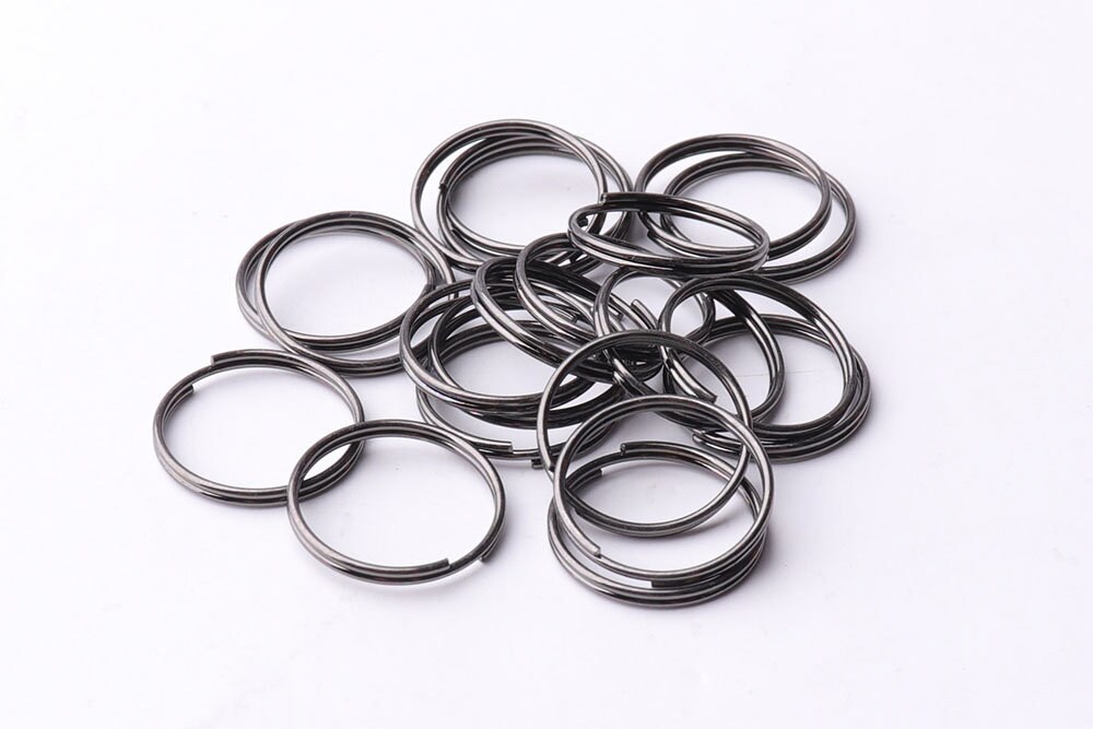 50pcs Split Jump Rings 10mm 15mm Double Loops Bulk Jump Rings Split ...