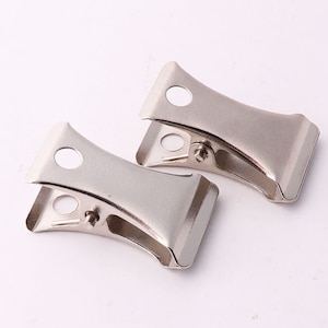 10pcs Silver binder clips 31mm(L)*20mm(W) Bulldog Clips Paper clips Hinge Clip Metal Clips spring clips Single Prong Clips planner clips