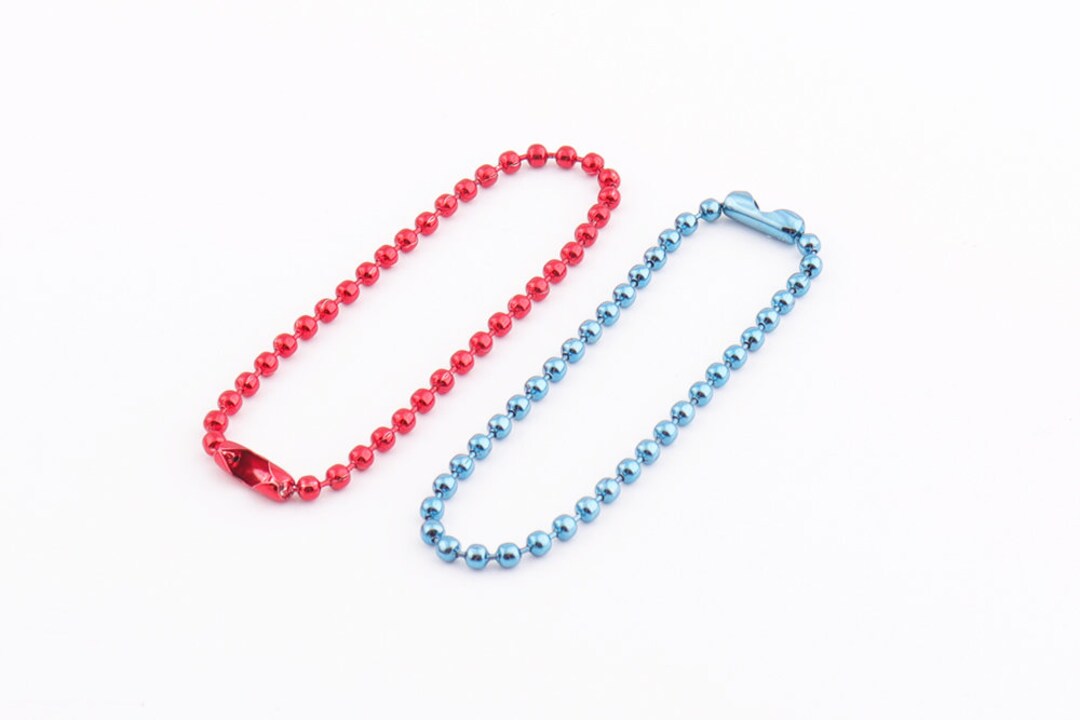 Ball Chain With Connector Clasp 2.5mm Ball Chains Bracelet Etsy