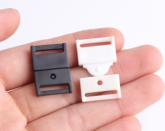 10pcs Breakaway Buckles 1/2&quot;(13mm) Breakaway Safety buckle black slide buckle webbing buckles Lanyard buckle belt strap hardware