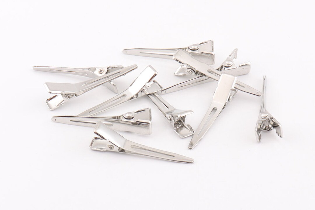 20pcs Blank Hair Clips 13 4inch45mm Wholesale Clips Metal Hair Clip Blanks Flat Barrette Clips Clips Hair Accessory Etsy UK