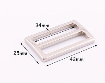 4pcs Adjuster buckle 1"3/8"inch (34mm) Adjustable Slide Buckle Strap buckle Strap slider strap adjuster purse hardware