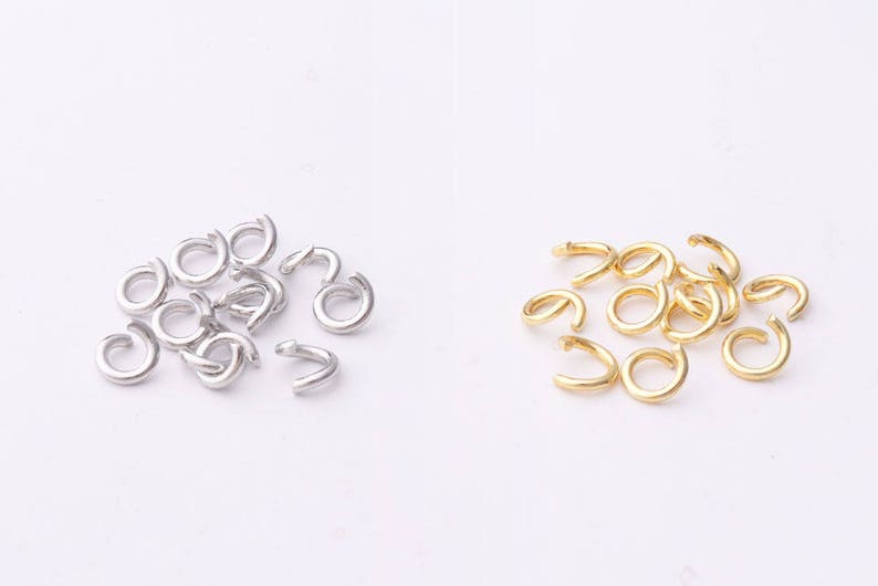 100pcs Open Jump Rings Split Jump Rings Ring Connector Jump Etsy