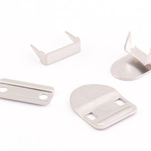 20set Metal Hook and Eyes 4 Part Hook and Eye clasp Hook and Eyes Fasteners for Trouser Skirts pants