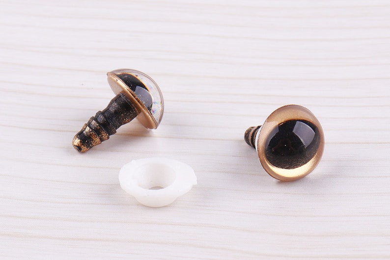12mm Craft Safety Eyes amigurumi eyes Plastic Eyes Animal Eyes Round safety eye toy eyes Doll Eyes With Washers 10pcs