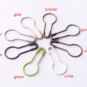 1000pcs Black Small Safety Pin 