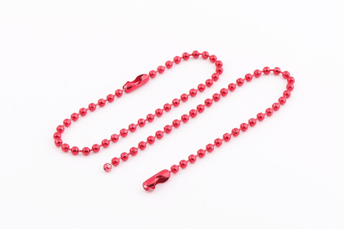 Ball Chain With Connector Clasp 2.5mm Ball Chains Bracelet Etsy