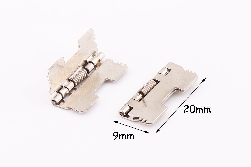 10pcs Spring Hinge Box hinge metal box hinges jewelry box Etsy
