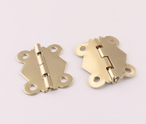 Butterfly Hinges Gold Small Hinges Parliament Hinges Jewelry Box Hinges  Decorative Hinges 2531mm 16pcs -  Canada