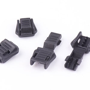 10pcs Plastic Cord End Cap Paracord Plastic End Paracord Tip Cord Locks Plastic Buckle Parachute Cord Accessories