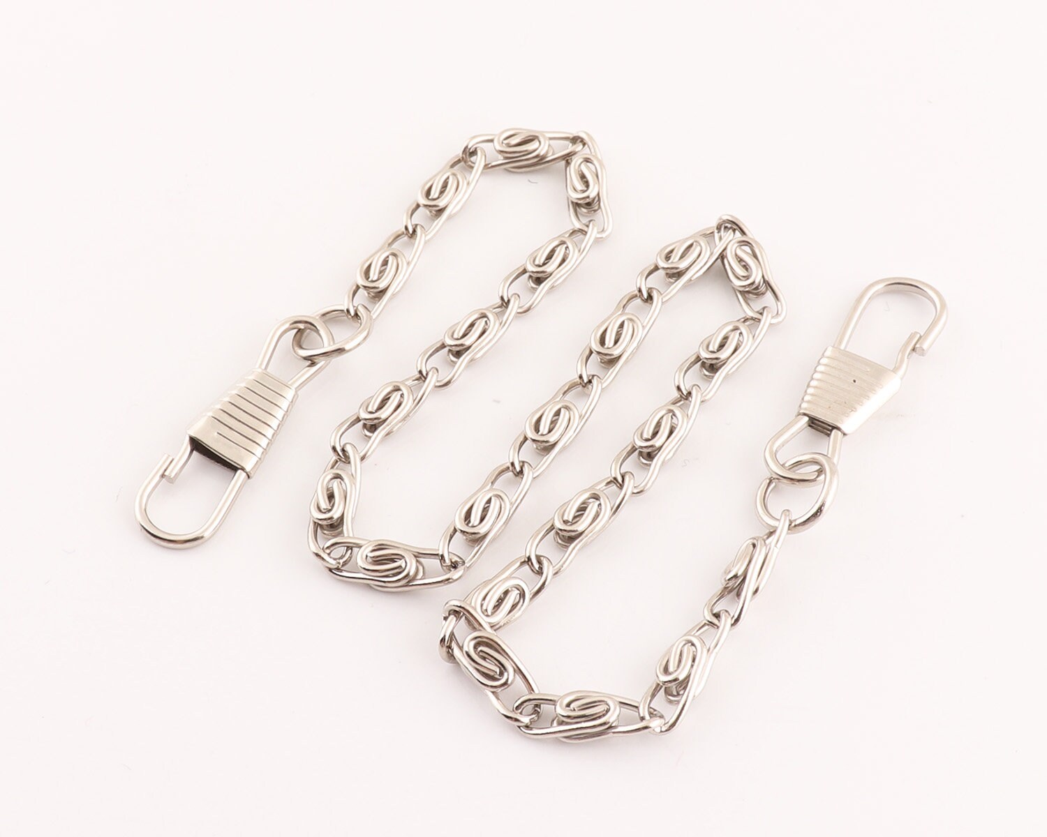 Bag Chain Silver Metal Chain Purse Strap Bag Hardware Wrist Etsy