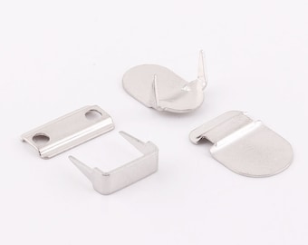 20set Hook and Eye clasp 4 part Metal Hook and Eyes Fasteners for Trouser and Skirts