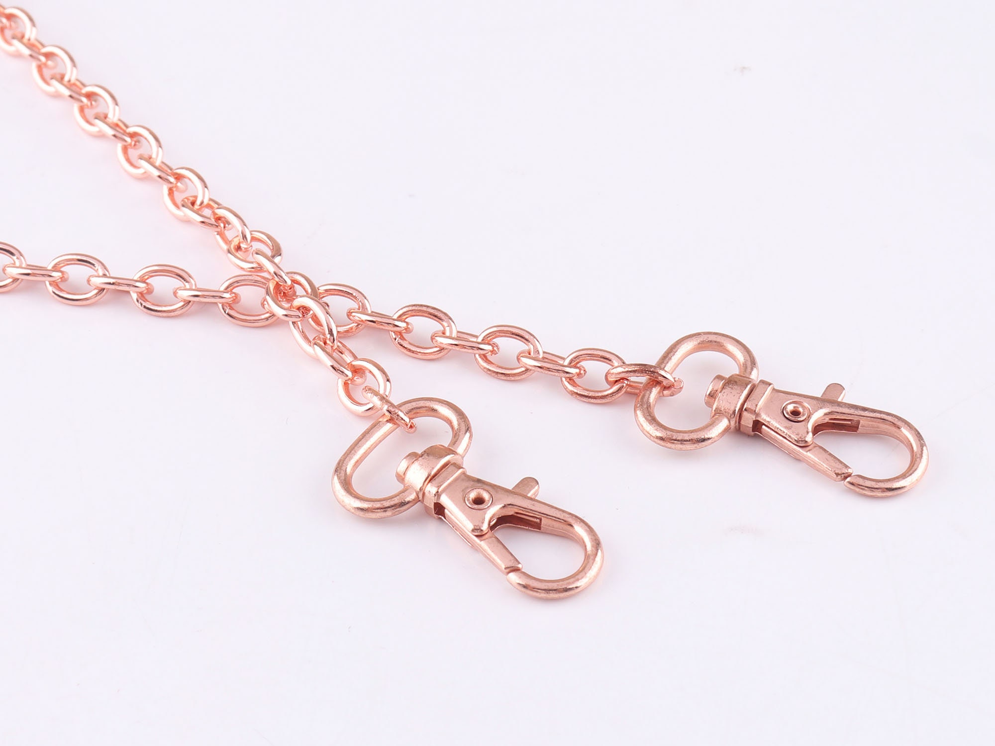 Rose gold purse strap hotsell