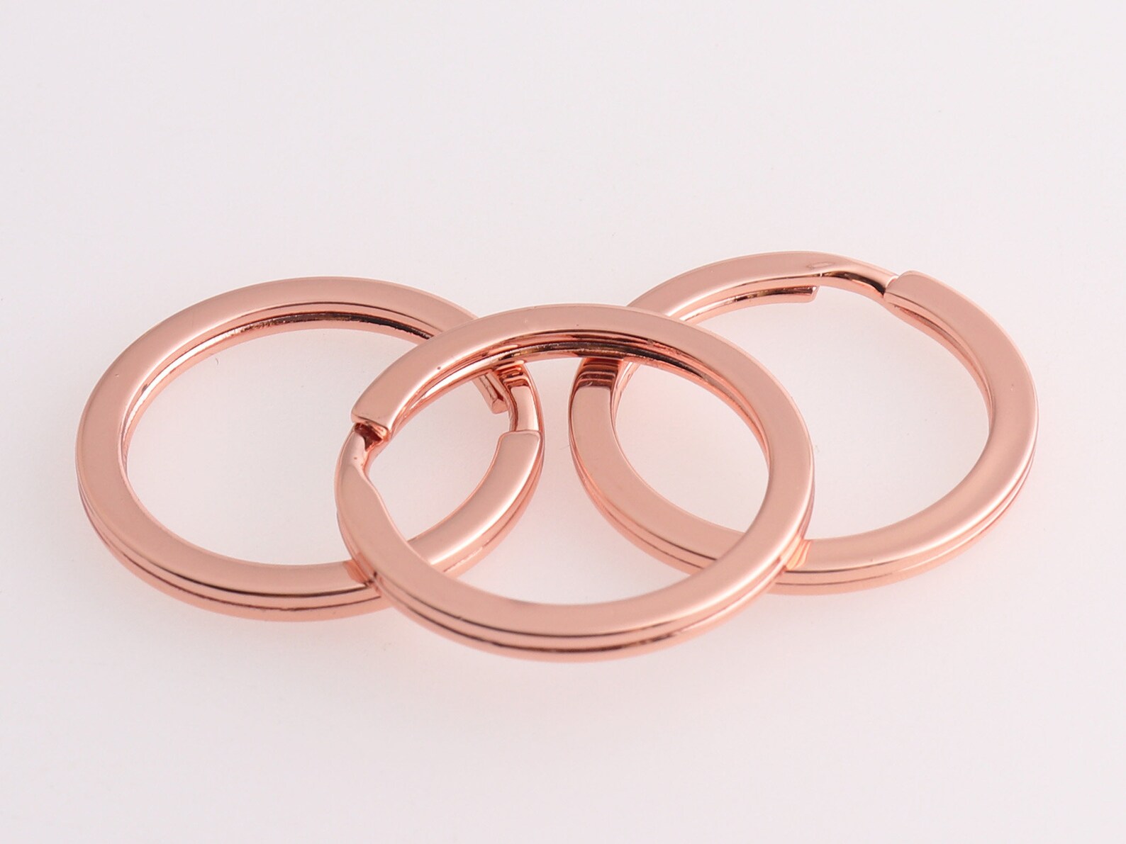 Split Key Ring Split Rings Keychain Key Rings Flat Keyrings Etsy
