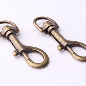 6pcs Large Swivel Hook 1/2&quot;(15mm) Lobster Hooks For Lanyard Bag Straps Trigger Snap Hook Clasp Metal Swivel Lobster Clasps Purse Hooks