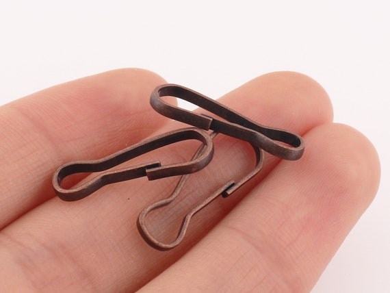 Lanyard Hooks Lanyard Snap Clip Hooks Lanyard Clasp Lanyard Spring Clips ID  Card Clips 20mm8mm Copper 50pcs 