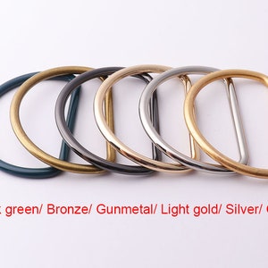 1&quot;1/2&quot;inch(39mm) Metal D rings D-Rings Findings D Ring buckles Dee Rings for Bag Belt Strap Webbing purse hardware High Quality
