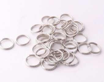 anelli elastici 100pcs Bulk 8mm 10mm doppia Loop Split saltare anelli anelli Split Split aperta saltare anelli gioielli risultati gioielli rendendo alta qualità