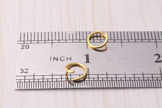 200 Stuks Gouden Open Jumpringen – 8 Mm – 1 Mm Dik – Voor Sieraden Maken, Sluitingen En Hangers – Nikkelvrij