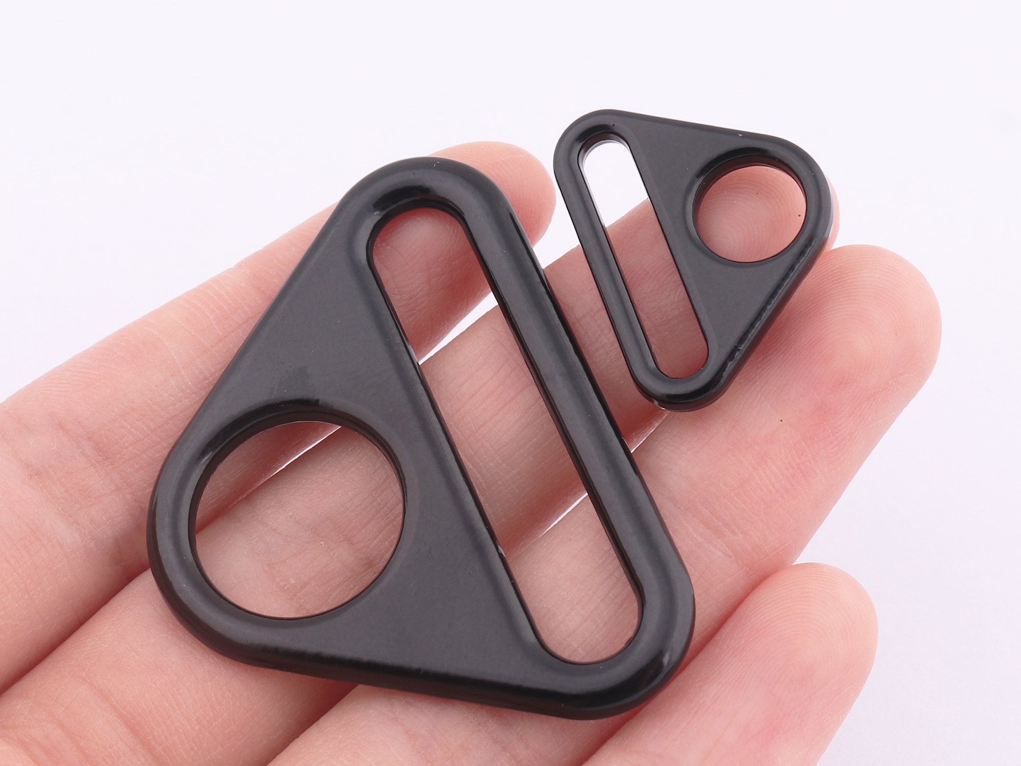 Triangle Buckle Strap Buckles Double Rings bing Slide Etsy