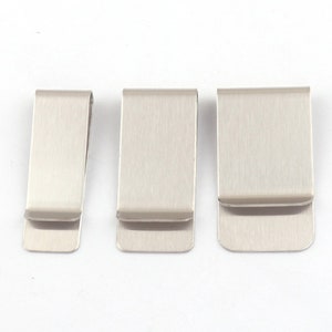 Silber Personalisierte Geldklammer Minimalistisches Geschenk Hochzeit Geschenk Trauzeugen Geschenk Geldklammer für Männer---50mmx15mm/50mmx20mm/50mmx25mm