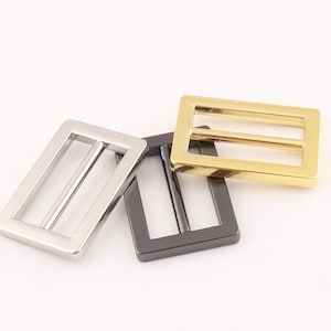 Purse Slider and Loops Adjuster buckle Strap buckle Strap slider strap adjuster purse hardware Adjustable Slide Buckle Square buckle 10pcs