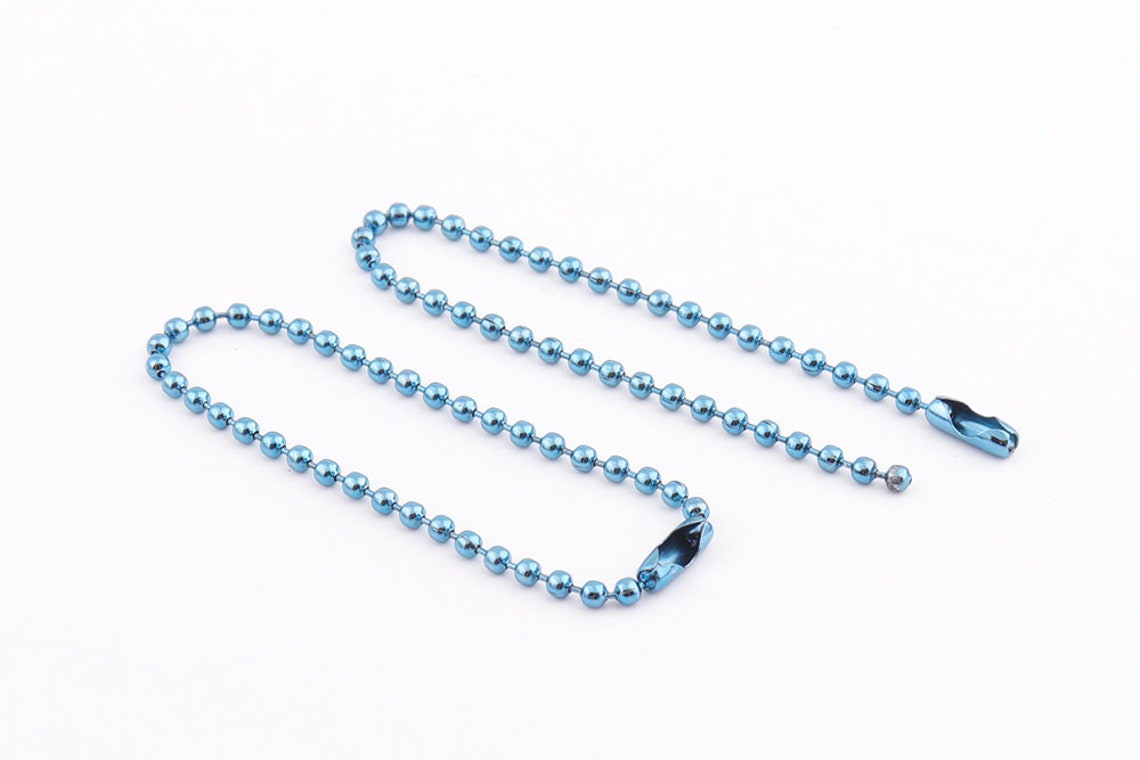 Ball Chain With Connector Clasp 2.5mm Ball Chains Bracelet Etsy